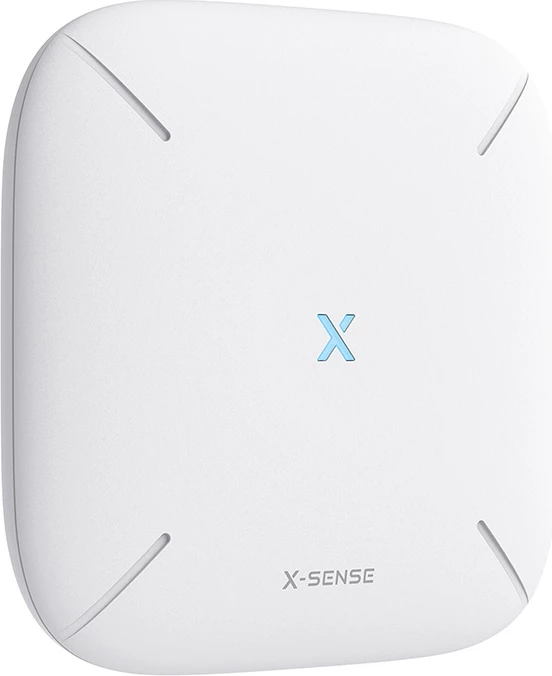 Stacion bazë për sensorë, X-Sense, SBS50, Wi‑Fi 2.4 GHz, alarm 100 dB, deri 50 pajisje, i bardhë