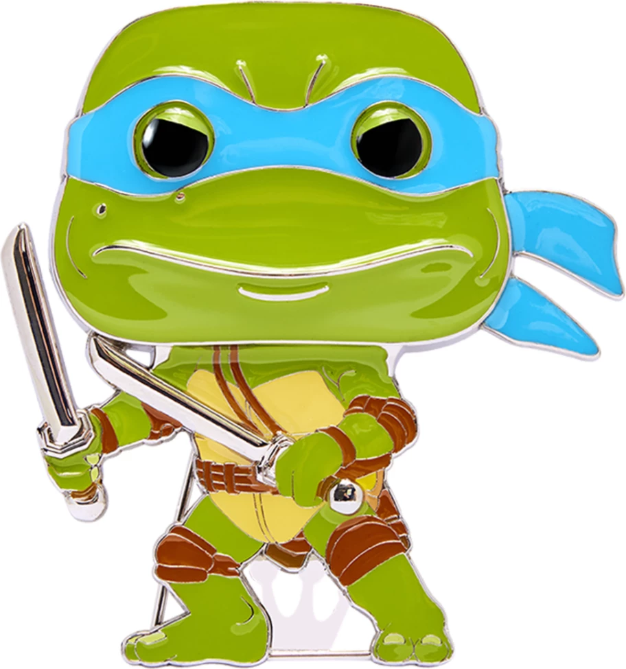 Pin enamel koleksionues Funko POP! Pin TMNT Leonardo #19, 1 copë