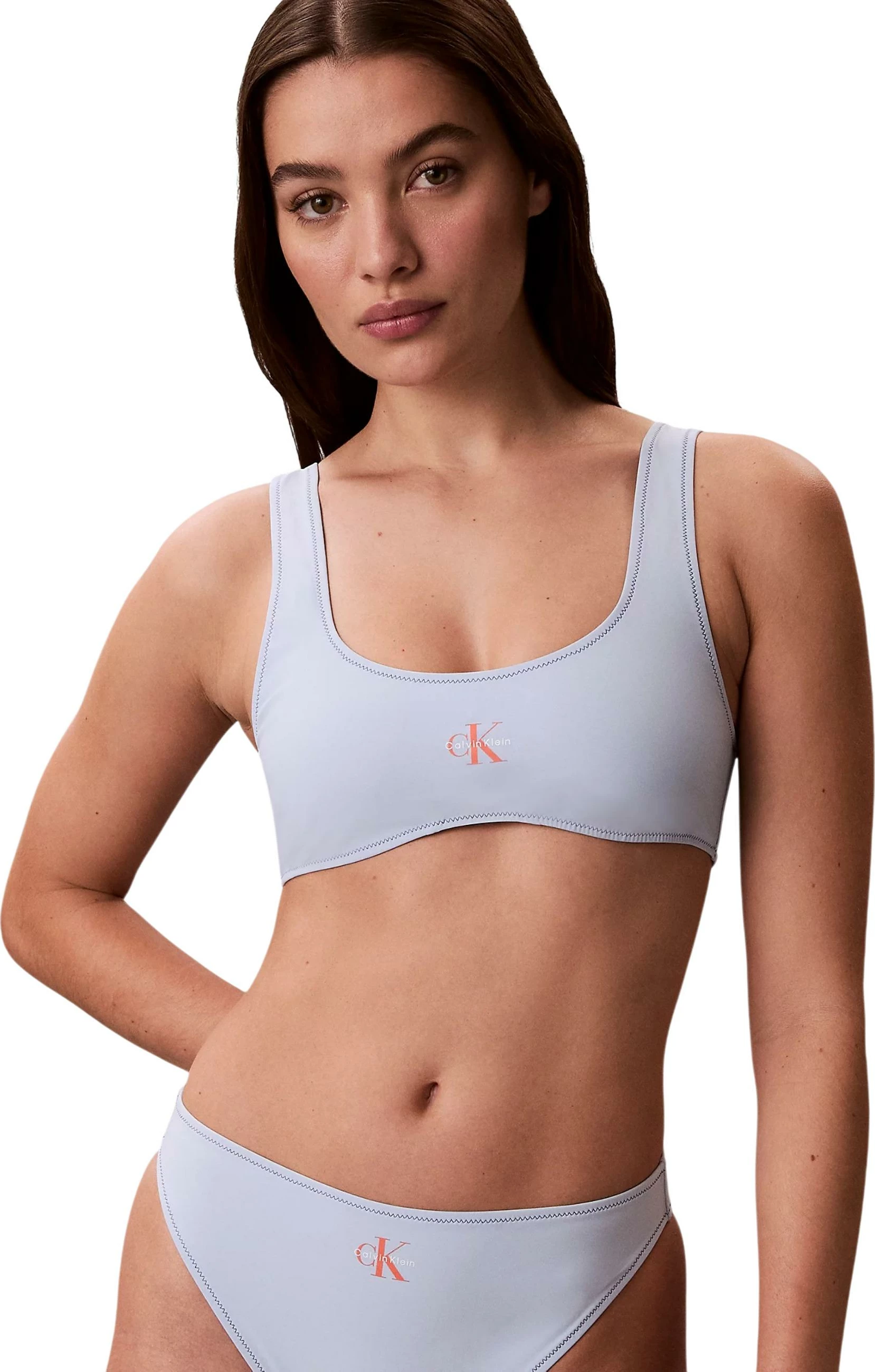 Sutjenë bikine Calvin Klein Jeans LV00Q61100, e kaltër