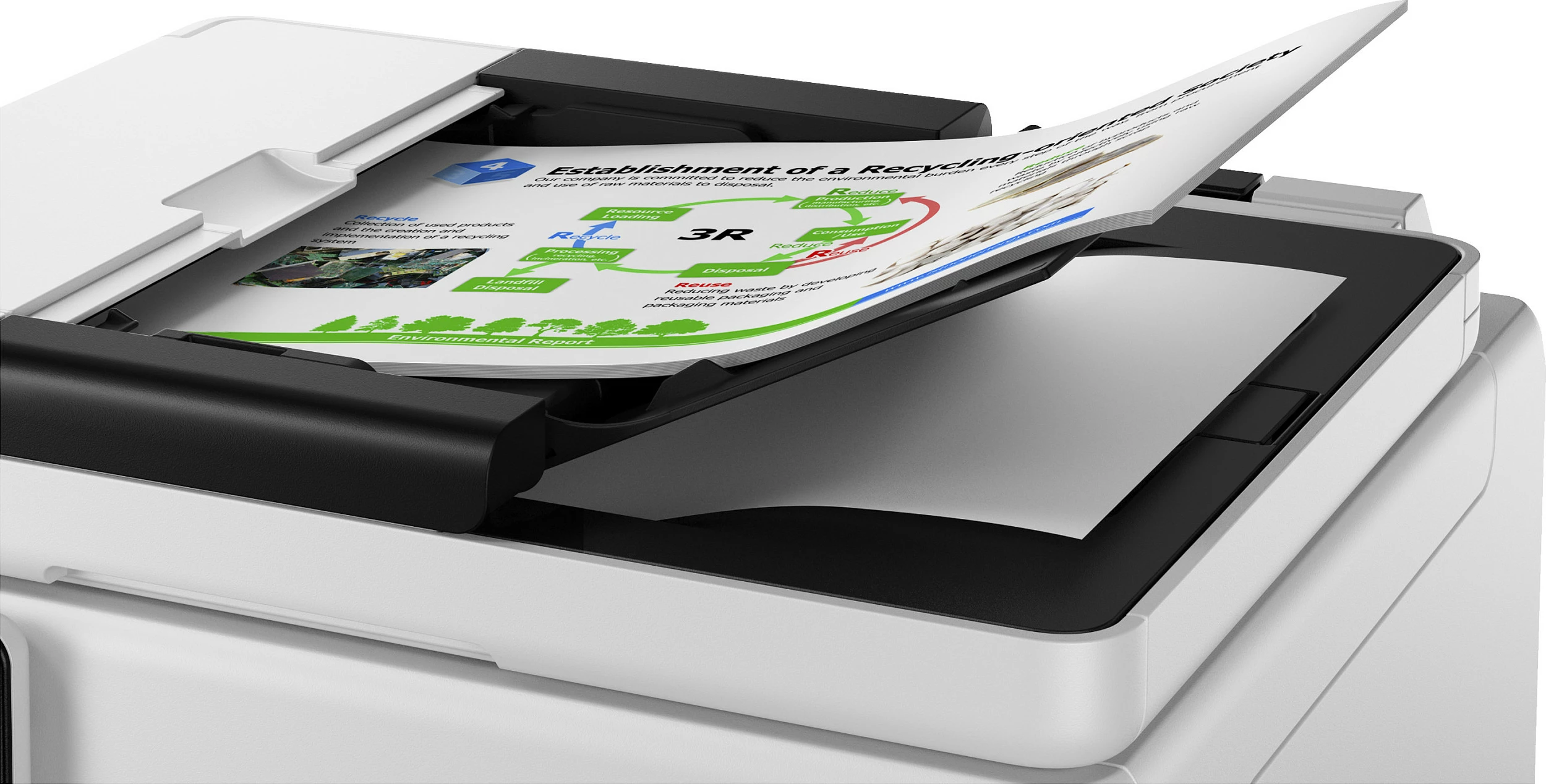 Printer multifunksional Canon MAXIFY GX6150, Inkjet me ngjyra, A4, Duplex, Wi‑Fi/Ethernet, bardh e zi