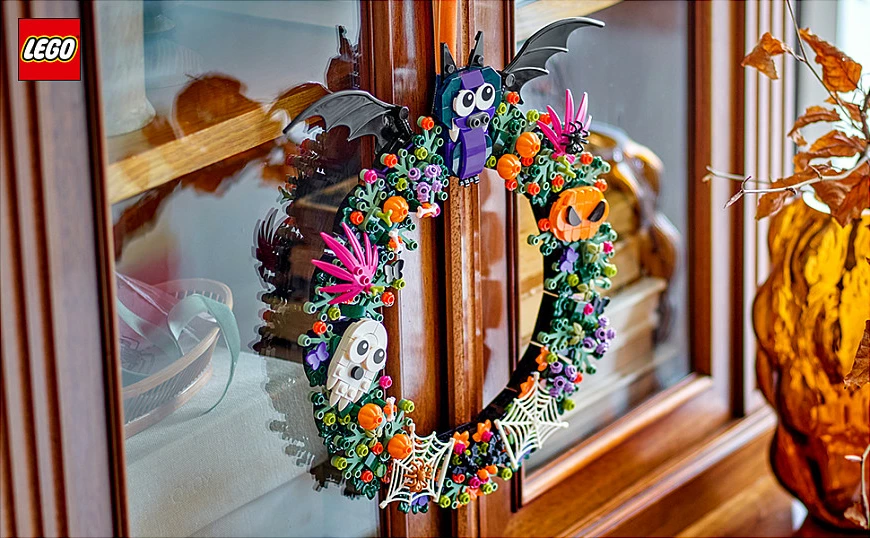 Set LEGO Halloween Wreath 40825, 617 copë, 12+, shumëngjyrësh