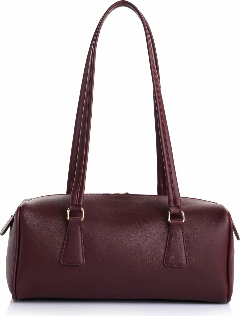 Çantë shpatullash Vince Camuto Treviso, ngjyrë burgundy