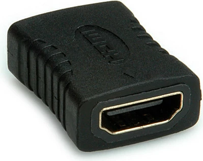 Adapter HDMI ROLINE, HDMI femër në HDMI femër, i zi