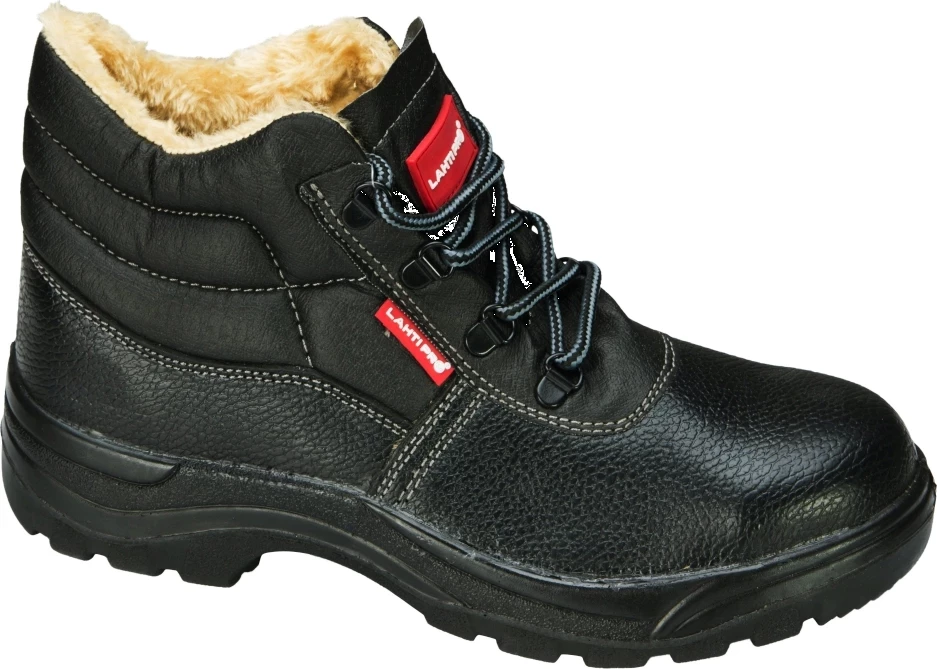 Këpucë pune dimërore lëkure LAHTI PRO L3030339 S3 SRC, e zezë