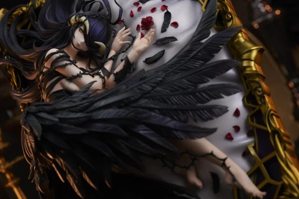 Figurinë koleksionuese Square Enix Albedo Ending Ver. (Art by so-bin) 1/7, PVC/ABS, 27×20×17 cm, e zezë/artë