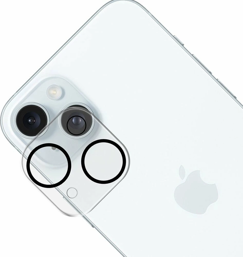 Xham i kalitur për kamerë 3MK Lens Pro Full Cover për Apple iPhone 15/15 Plus, mat, 1 copë