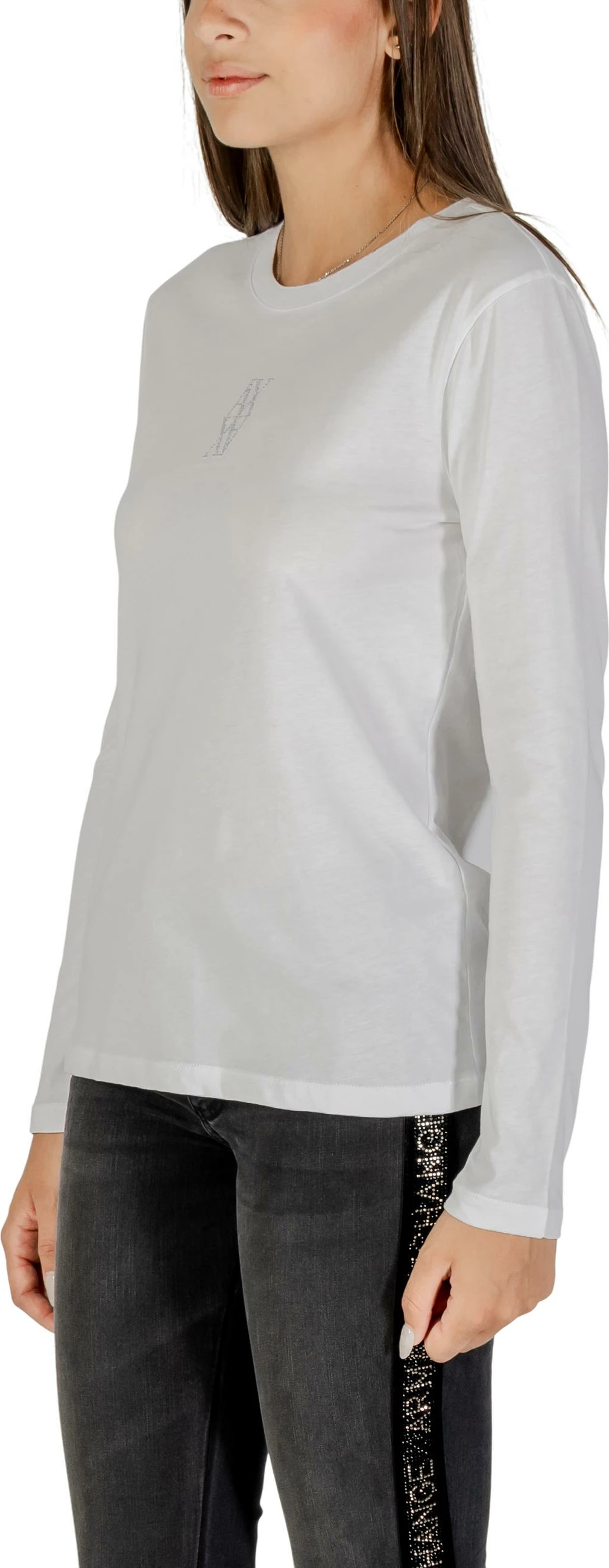 Maicë me mëngë të gjata për femra Armani Exchange XW001350 AF17172, e bardhë [Madhësia: XS]