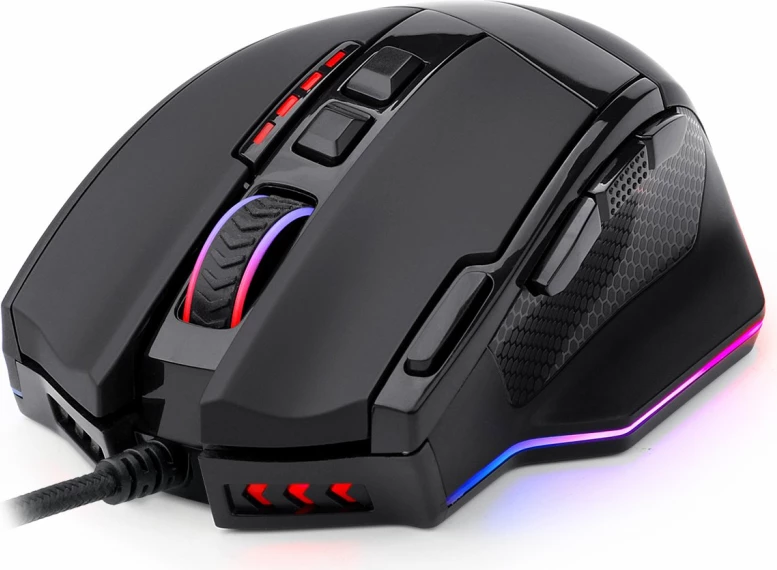 Maus gaming Redragon Sniper M801-RGB, 12400 DPI, RGB, me kabllo, i zi