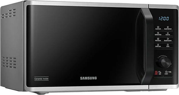 Mikrovalë Samsung MS23B3515AS, Solo, 23 L, 1150 W, LED, E zezë/Gri