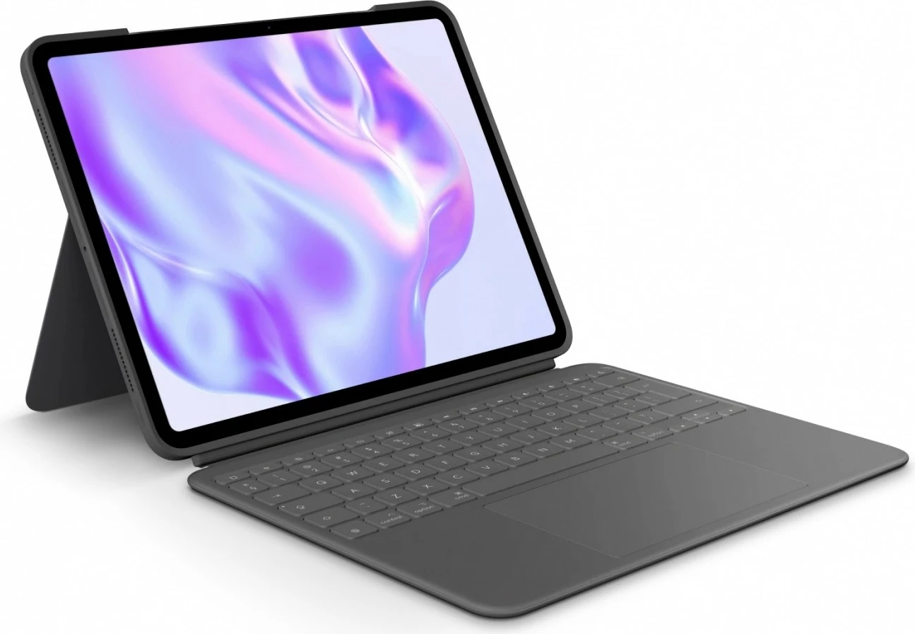Mbështjellës me tastierë Logitech Combo Touch për iPad Pro 13 (M4), Graphite