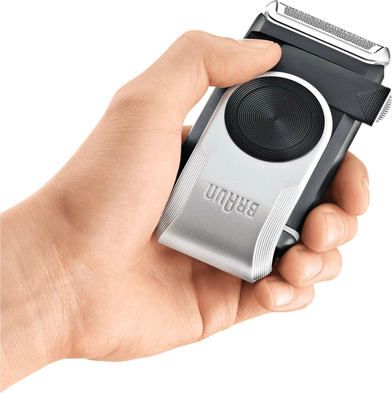 Makinë rroje Braun MobileShave M-90, e kaltër/argjendtë