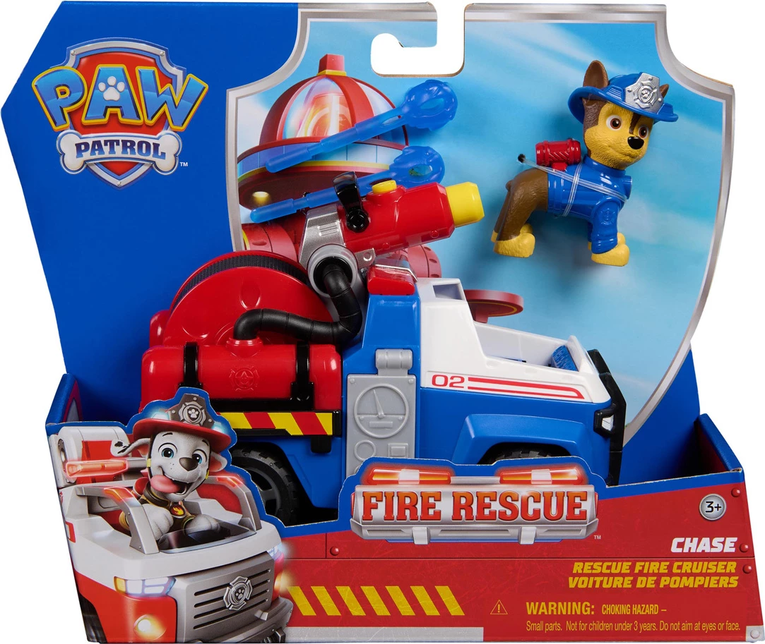 Paw Patrol Chase Cruiser – Makina e Zjarrëfikësit