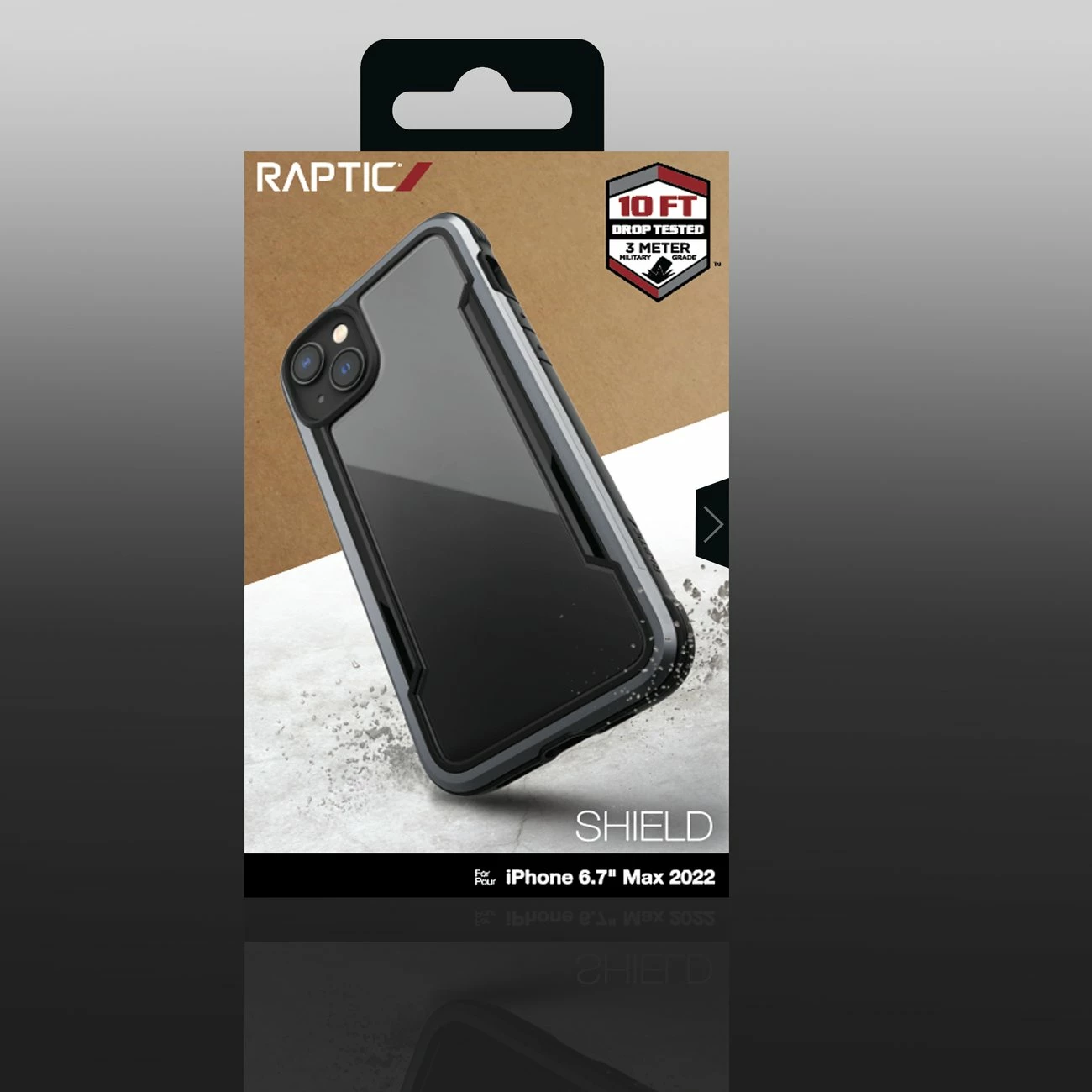 Mbështjellës Raptic X-Doria Shield për iPhone 14 Plus, i zi, MagSafe