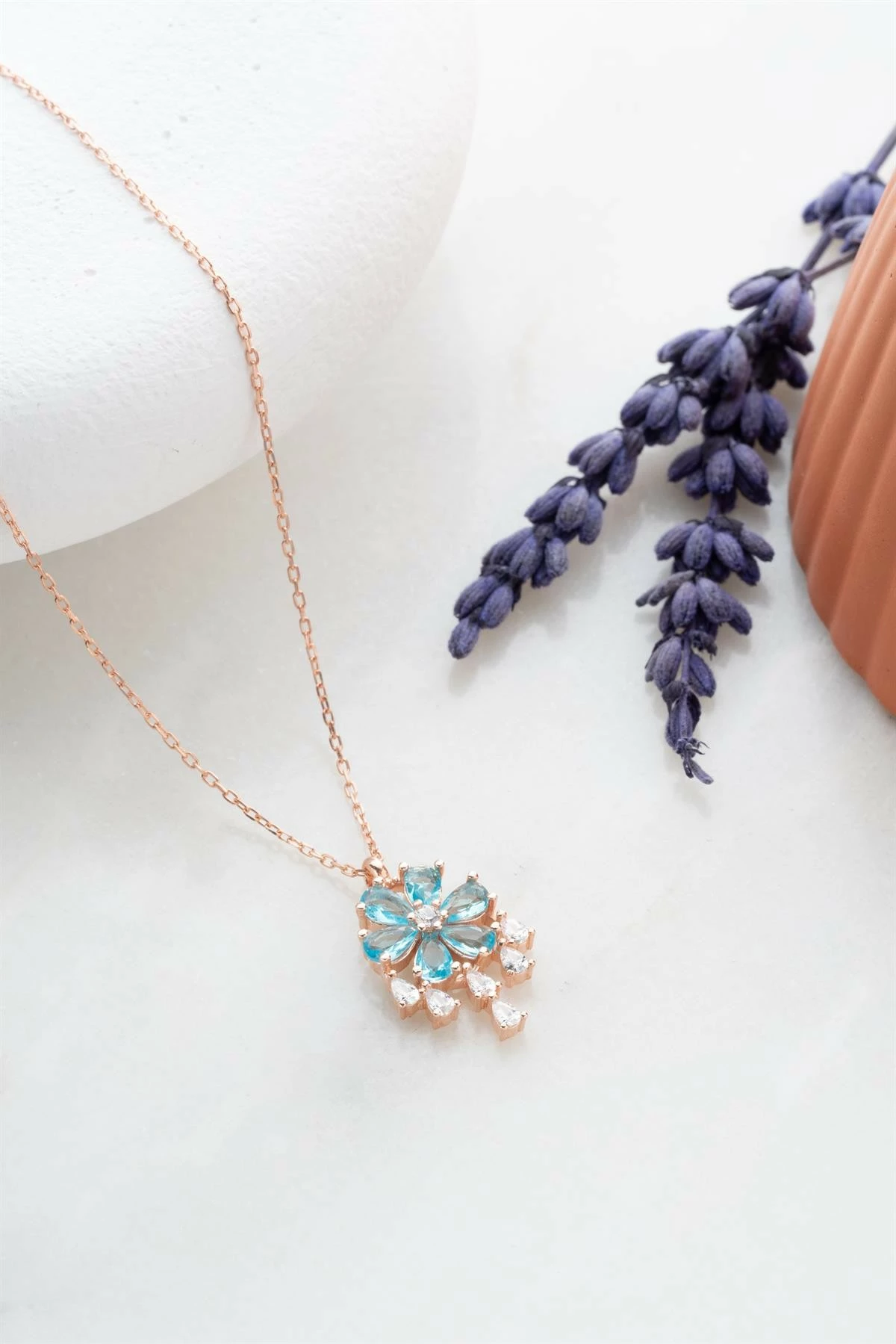 Qafore argjendi Jumeon, ngjyrë rozë ari, NRZ999043