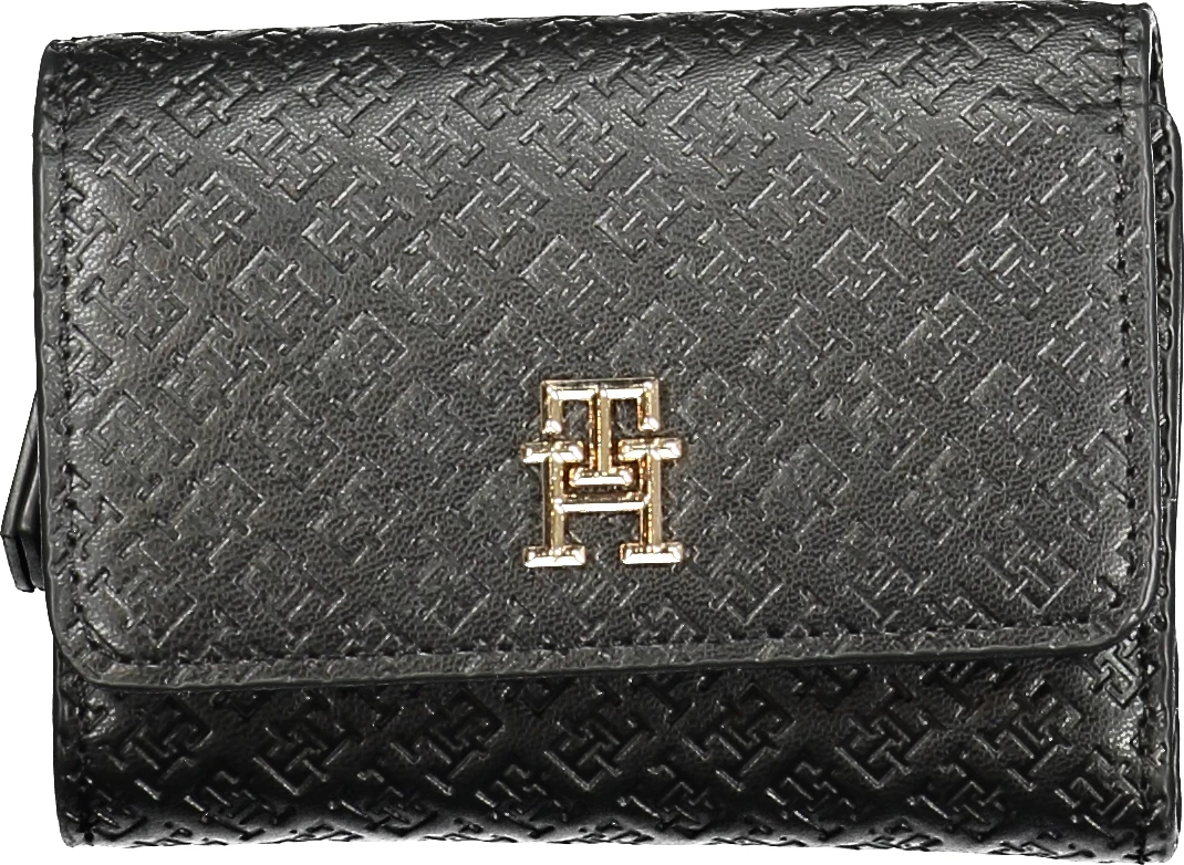 Portofol për femra TOMMY HILFIGER, i zi