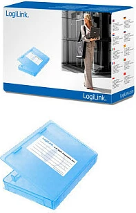 Kuti mbrojtëse për HDD 2.5" LogiLink, për 1 disk, blu