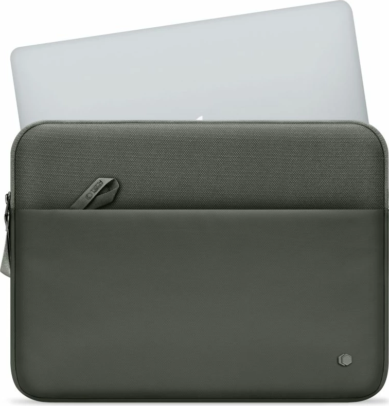 Çantë sleeve për laptop Tech-Protect Sleeve 13-14", me xhep për aksesorë, jeshile, 1 copë
