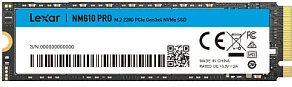 SSD i brendshëm Lexar NM610 PRO 500GB M.2 NVMe PCIe 3.0 x4, 3300MB/s