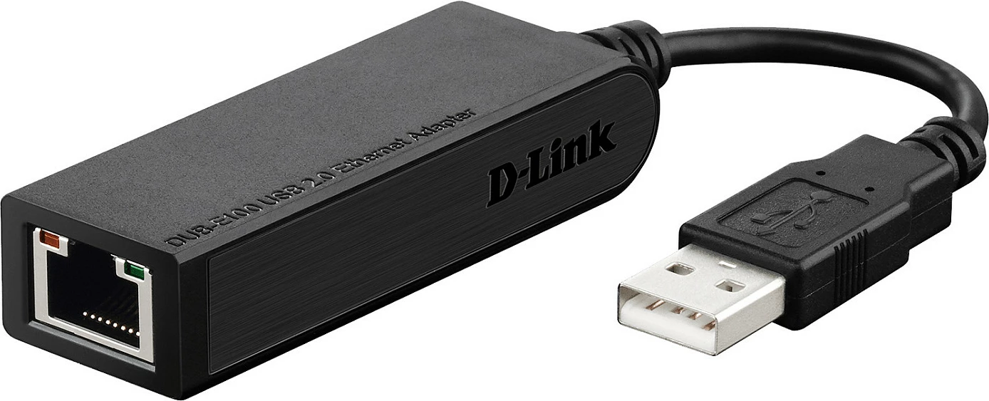Adapter USB D-Link DUB-E100, Ethernet, 100 Mbit/s, e zezë