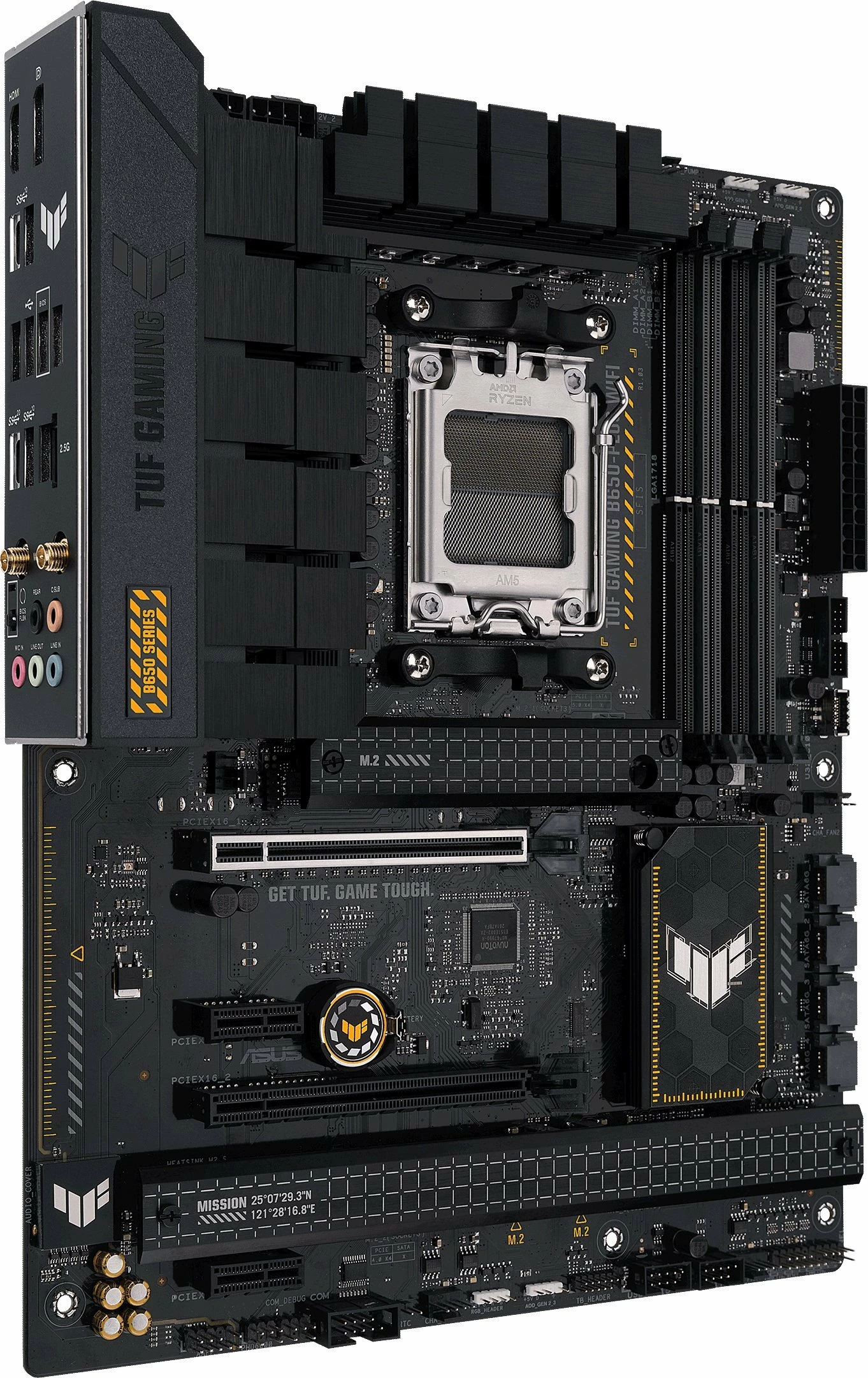 Pllakë amë Asus TUF Gaming B650-Plus WiFi, ATX, DDR5, AM5, WiFi 6/Bluetooth, e zezë