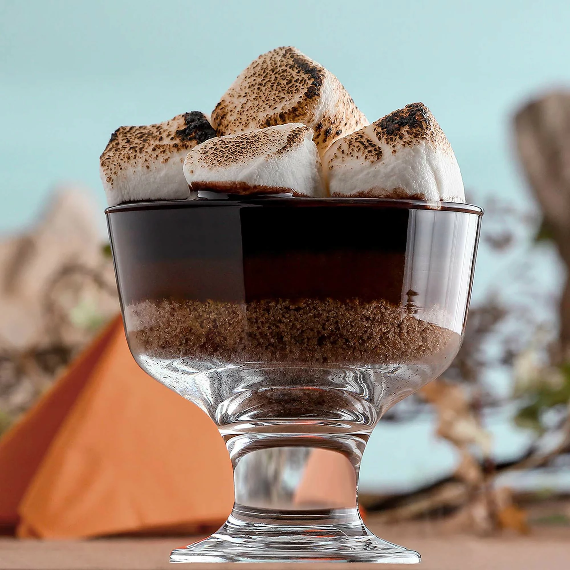 Gotë ëmbëlsire LAV Santiago 285 ml, qelq, transparente, set 12 copë