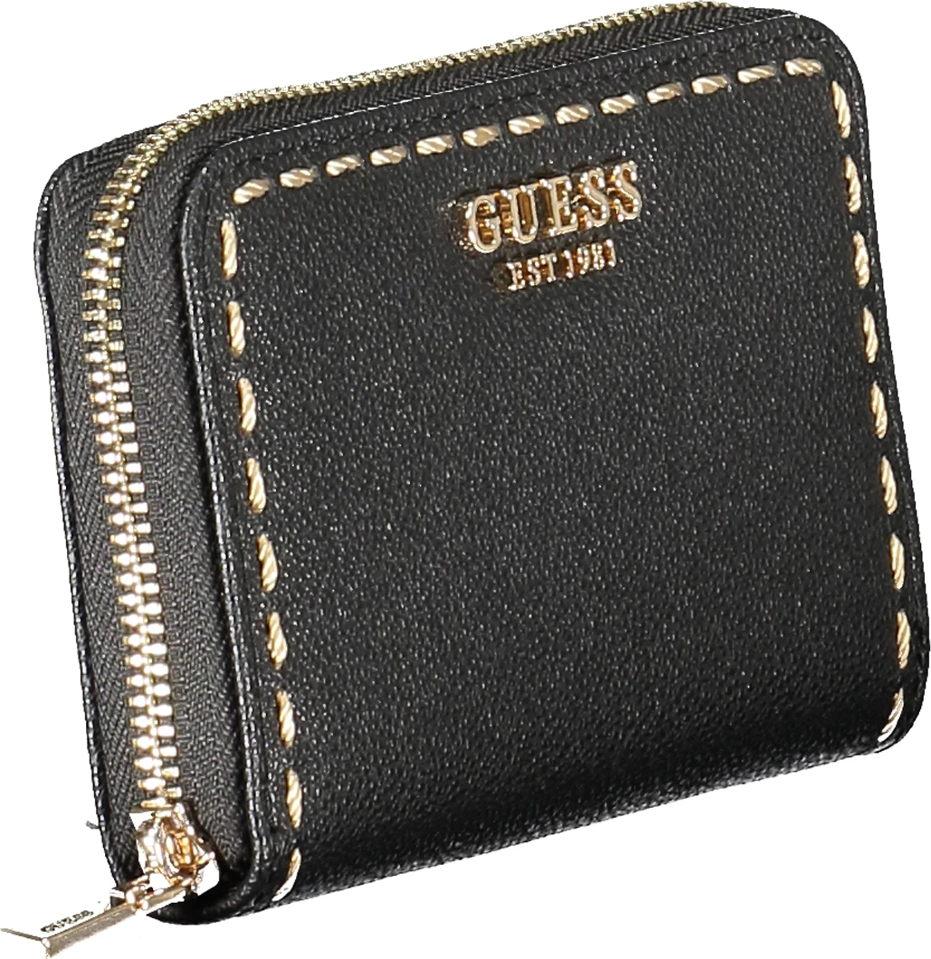 Portofol GUESS JEANS SLG NASTRA Wallet femra, e zezë