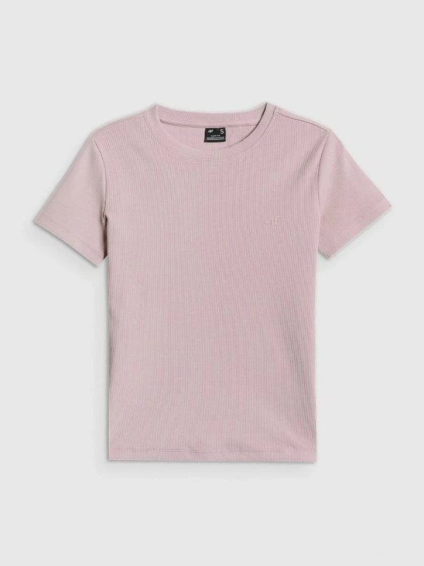 Maicë slim për femra 4F 4FRSS26TTSHF3629, e bardhë [Madhësia: XS]