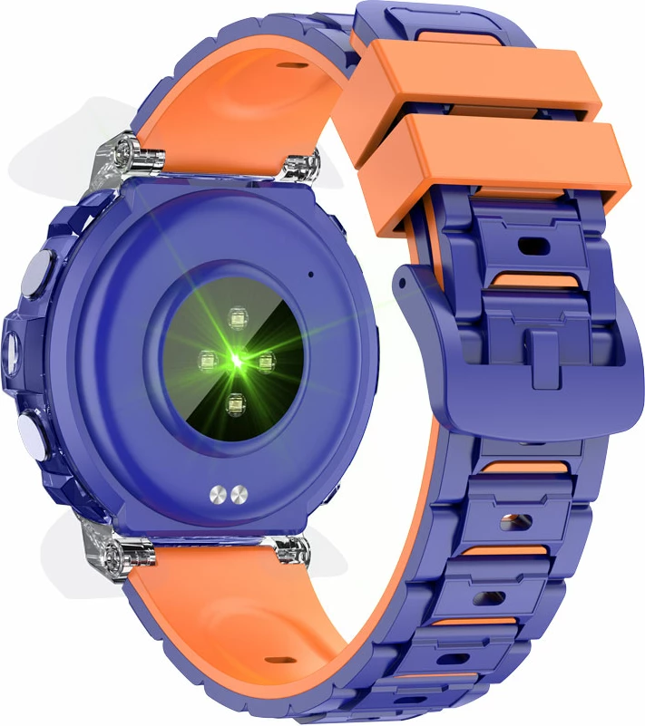 Smartwatch Moye Kronos Vibe 1.27\" LCD, Bluetooth thirrje, IP67, 5-7 ditë bateri, blu