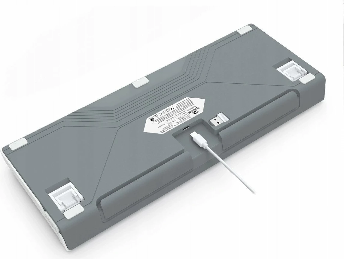 Tastierë mekanike gaming Redragon Garen Pro K656WGB-RGB-PRO 100% Wireless/Wired RGB 4000mAh (US layout), bardhë-hirtë