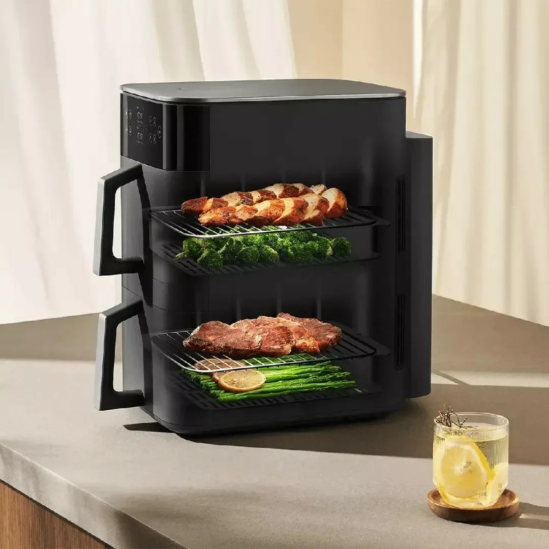 Fritezë me ajër Xiaomi Smart Double Stack 67492 12L Dual Zone, e zezë