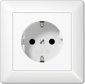 Prizë muri Jung AS1520KIWW, SCHUKO Type F, 16A 250V, e bardhë
