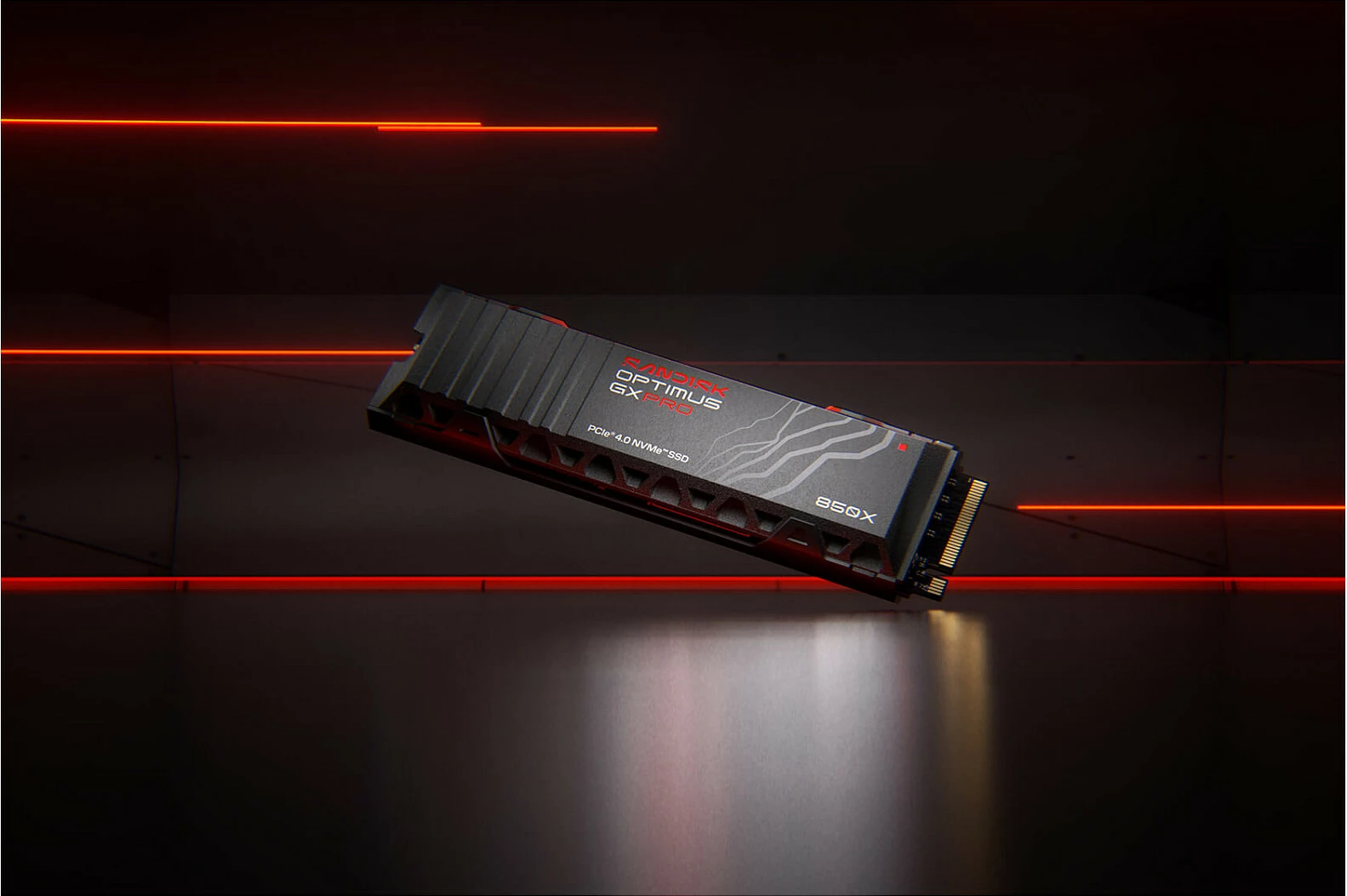 SSD M.2 Sandisk OPTIMUS GX PRO 850X, 2TB, NVMe PCIe 4.0, me heatsink