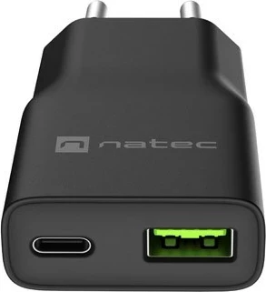 Karikues Natec Ribera GaN Slim 20W USB-A USB-C zi