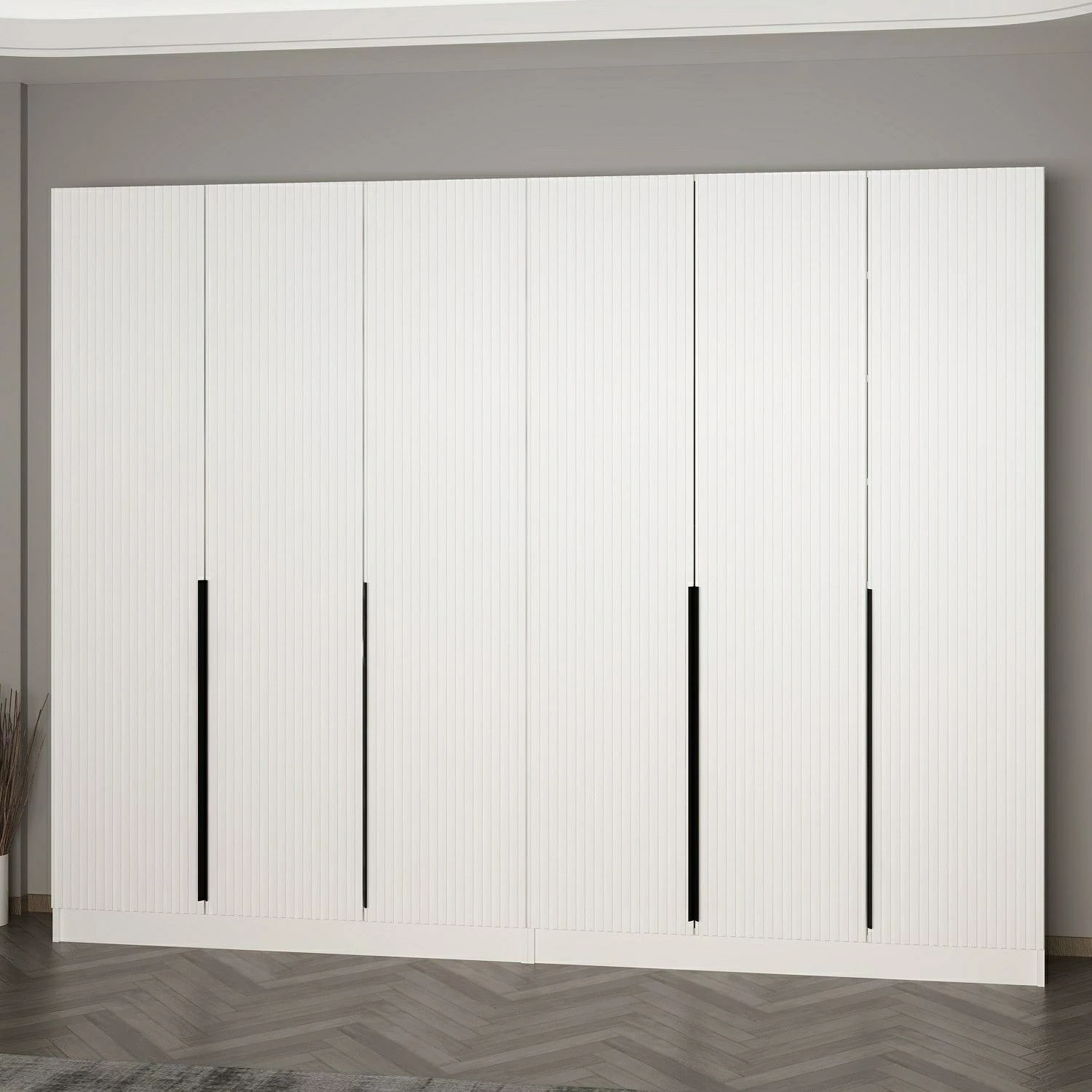 Stendë korridori, e bardhë, Skye Decor Noah, 270x210x35cm, set prej 6 pjesësh
