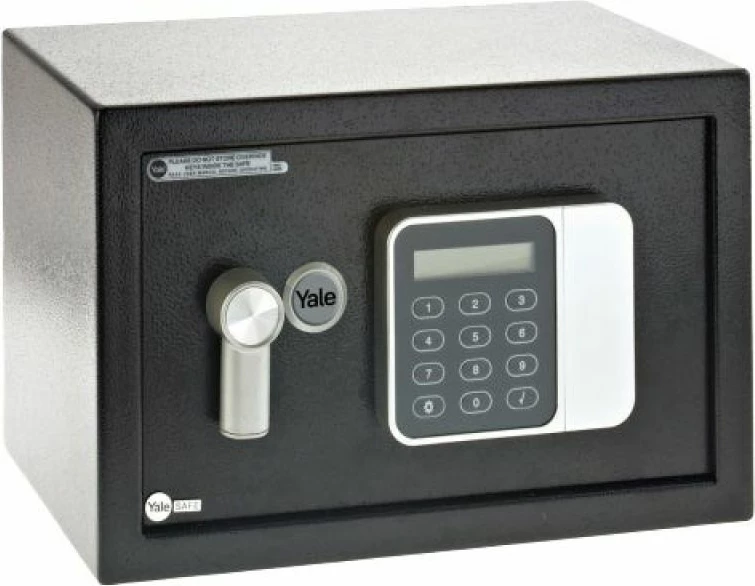 Kasafortë elektronike Yale, e zezë