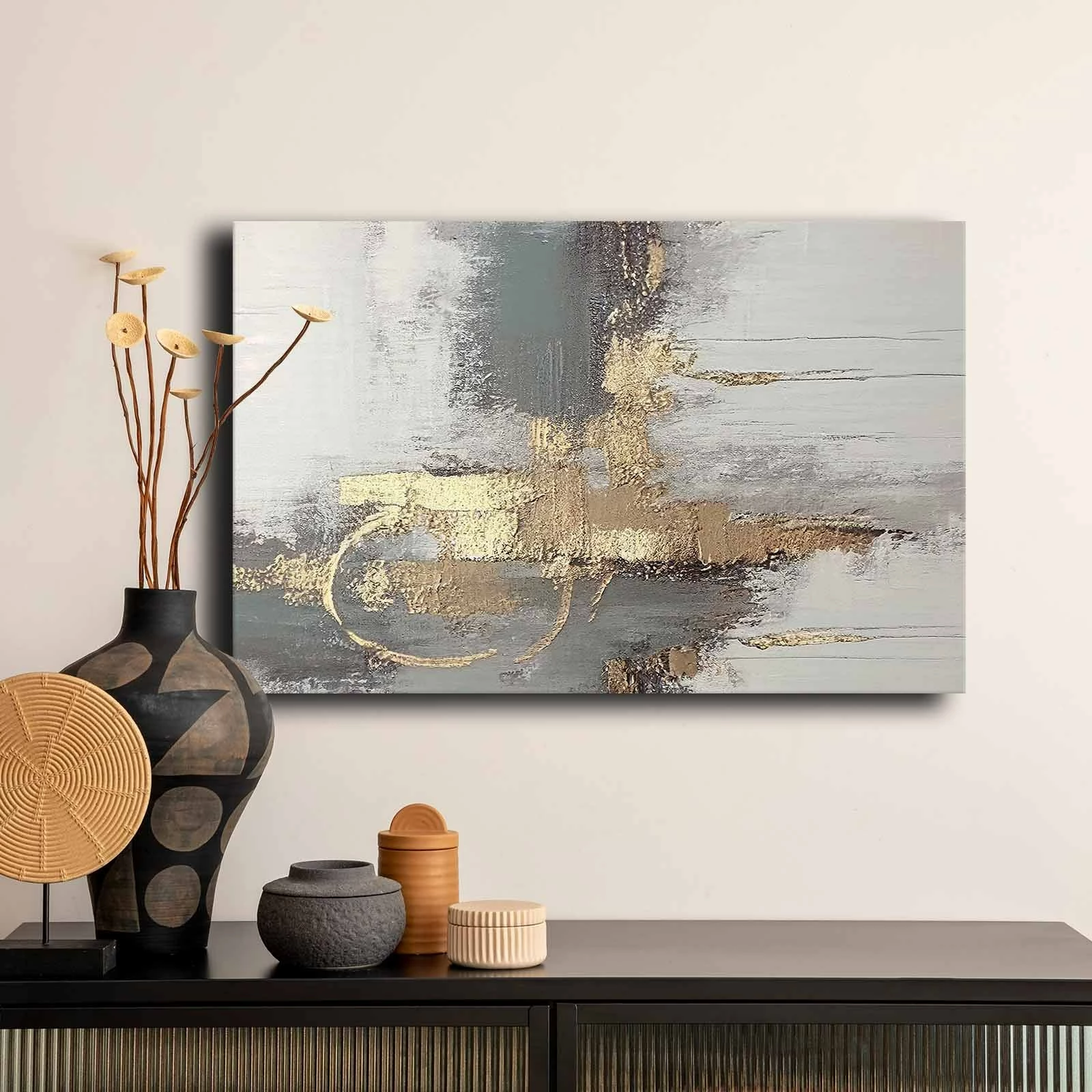 Pikturë dekorative në kanavacë, shumëngjyrëshe, Wallity 4570GSC-012, 45x70cm