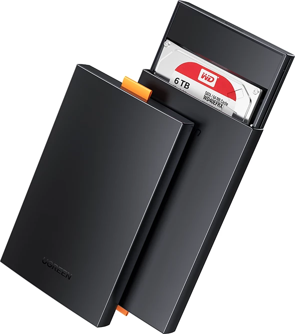 Kasë Ugreen CM237 për SSD/HDD 2.5", USB 3.0 SATA, e zezë