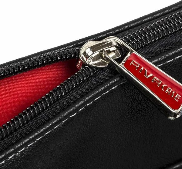 Çantë laptopi RIVACASE 8991 15.6\", me xhep tablet 10.1\", PU lëkurë/poliester, e zezë