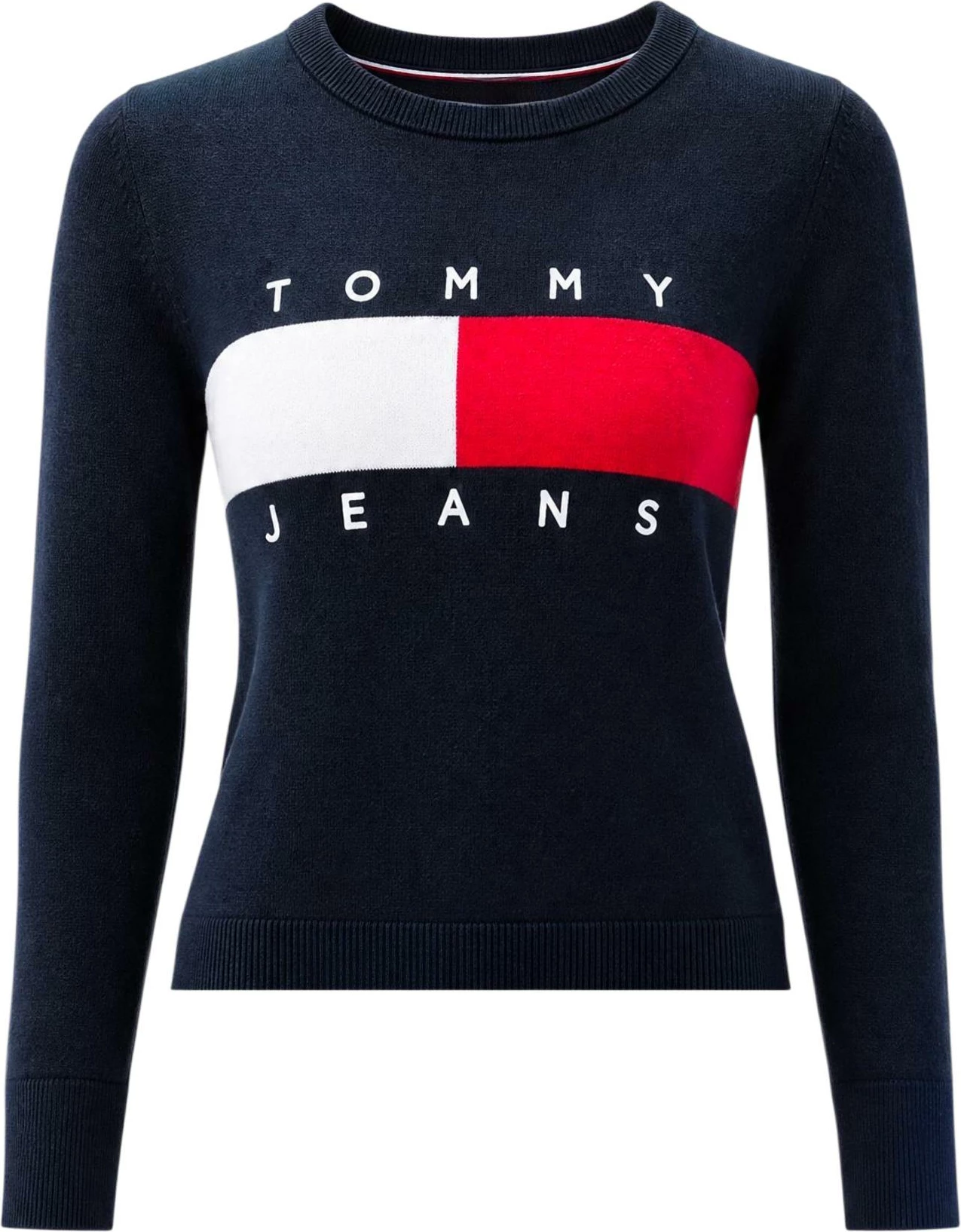 Xhemper për femra Tommy Hilfiger Jeans DW0DW22930, kaltër e errët [Madhësia: M]