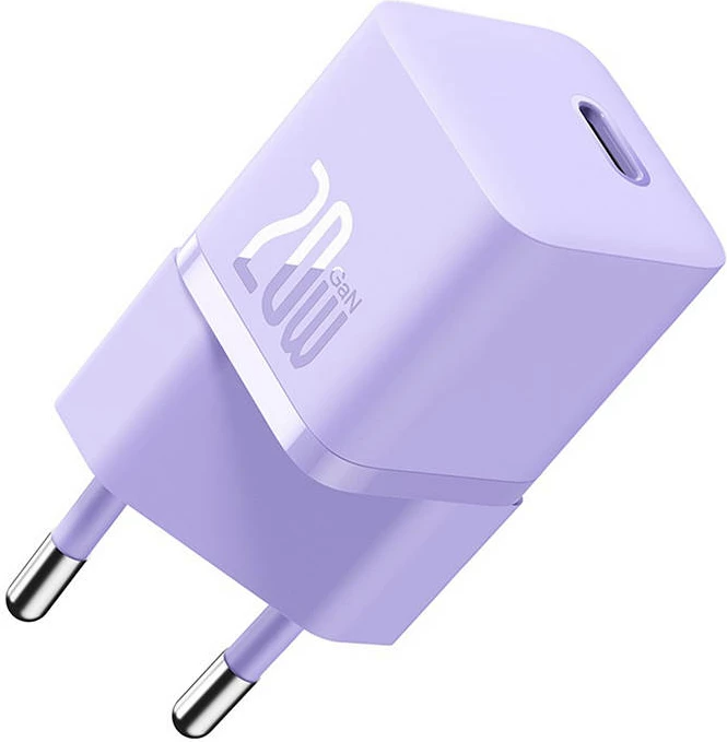 Karikues muri mini Baseus GaN5, 20W, Type-C, vjollcë