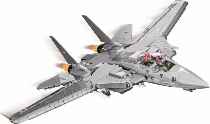 Set blloqesh ndërtimi Cobi Top Gun F-14A Tomcat 5811, 754 pjesë, 2 figura, 1:48, me stendë ekspozimi