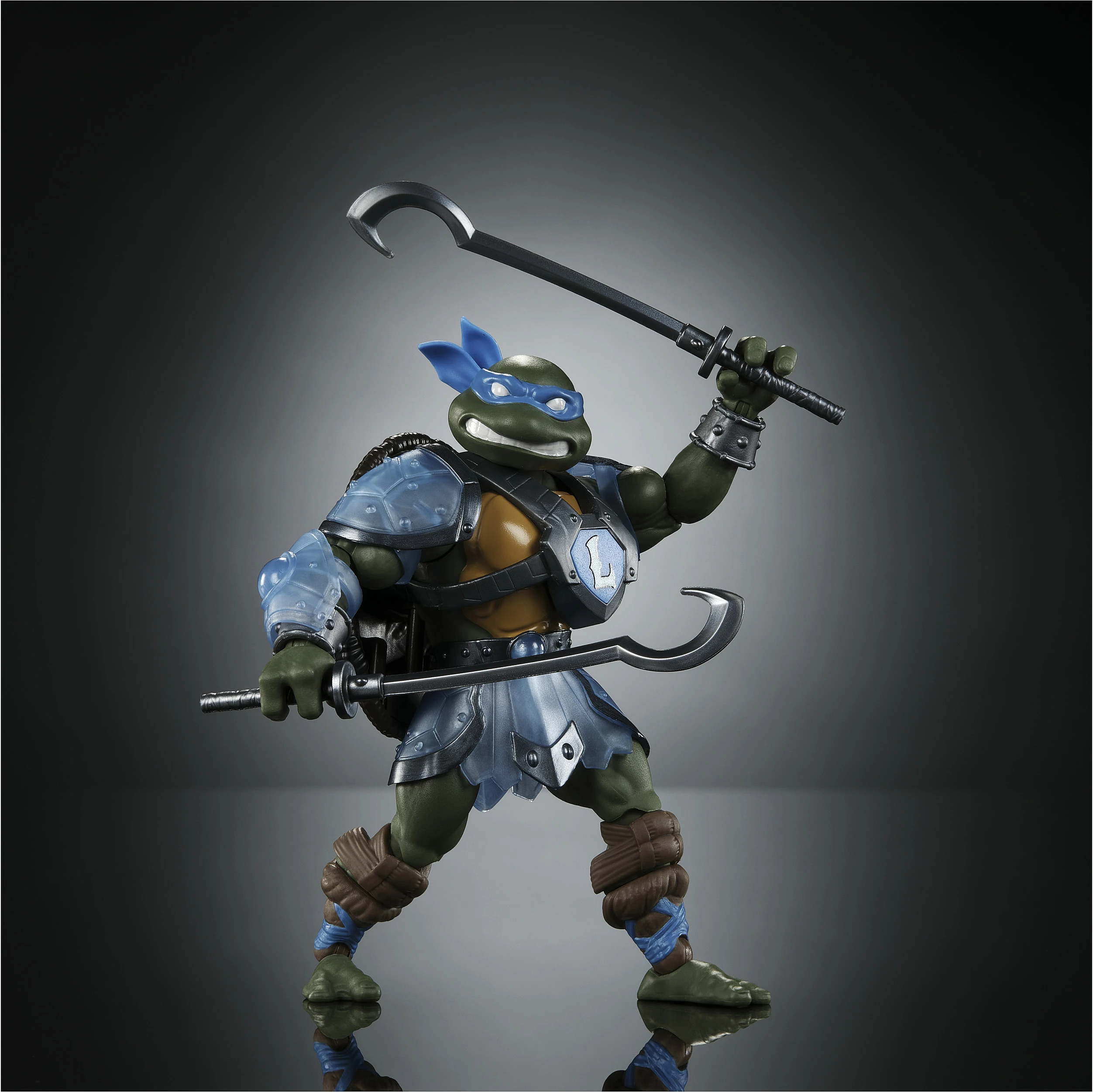 Figurë lodër Mattel Masters of the Universe Origins Turtles of Grayskull Leonardo, 14 cm, shumëngjyrëshe
