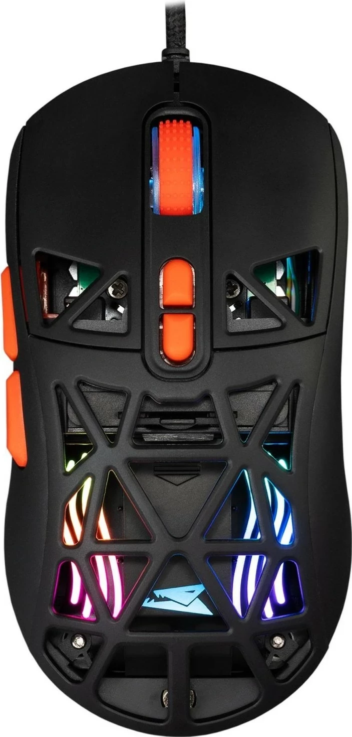 Maus gaming Baracuda Seal, 12800 DPI, RGB, USB, i zi