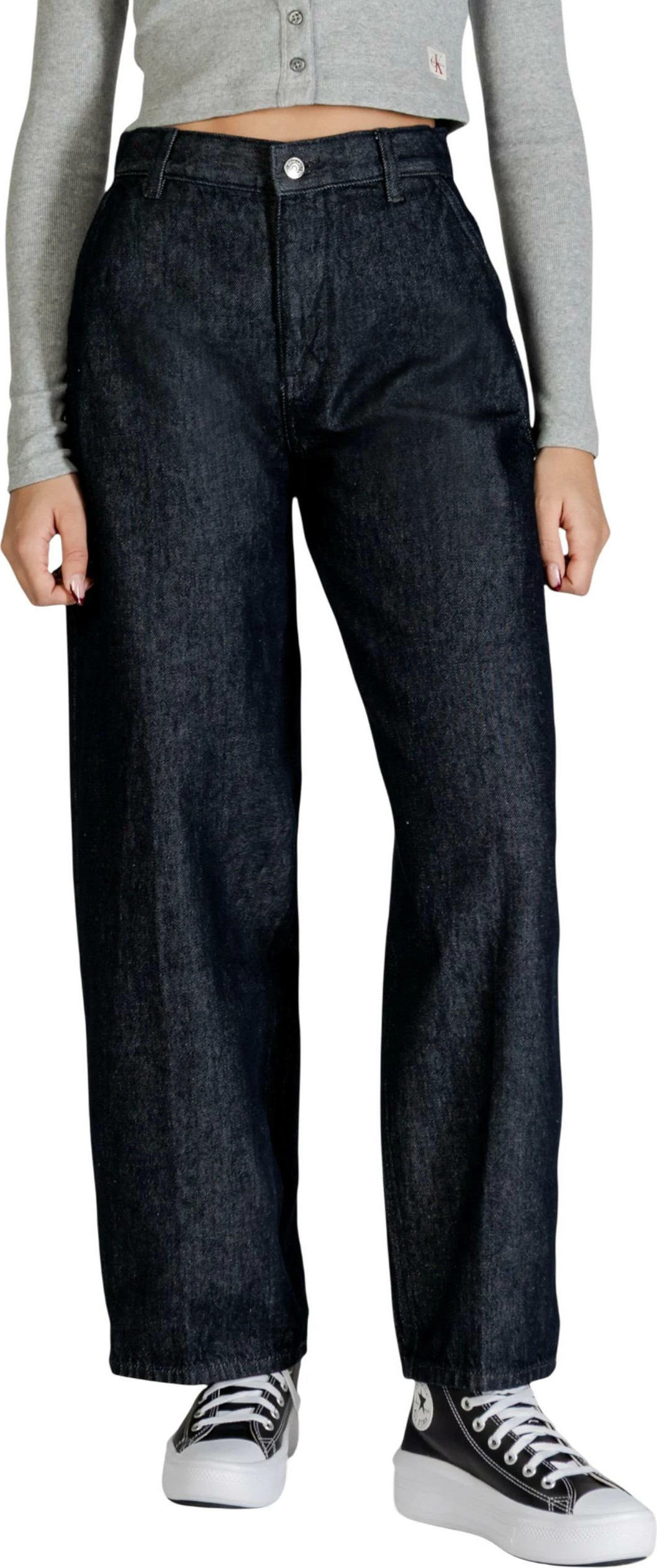 Pantallona xhinse për femra Calvin Klein Jeans LV047C796G, indigo