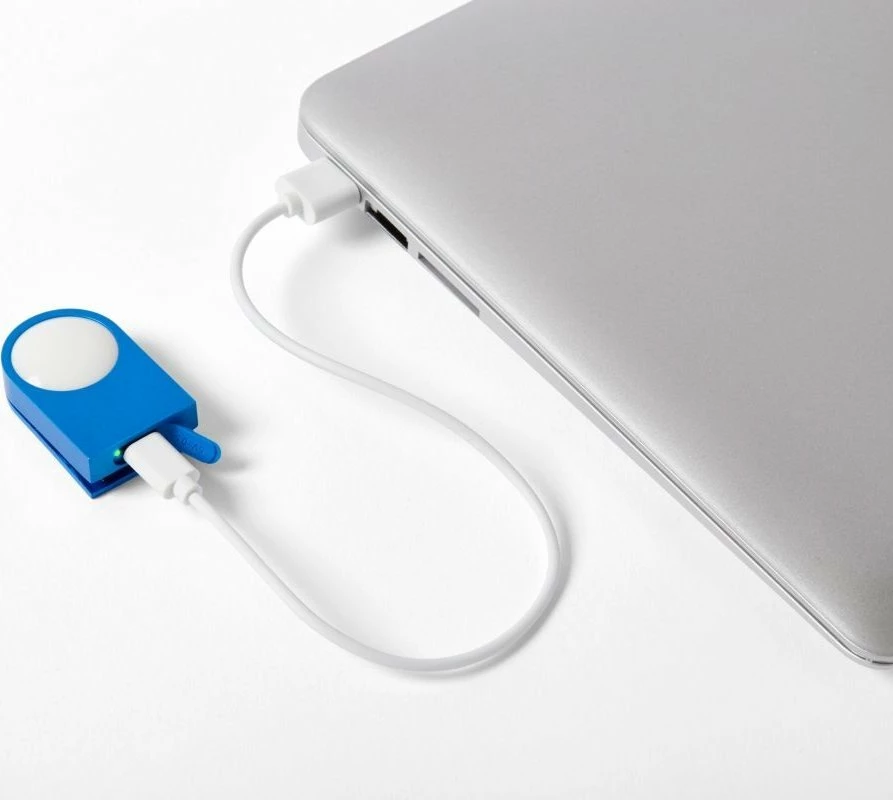 Lampë tavoline LED me kapëse Lexon Lucie LL121X, USB-C, IPX4, Gri e errët/Gun