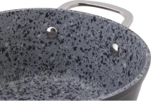 Set tenxhere Lamart LT1283, 5 pjesë, Granit, e zezë/gri