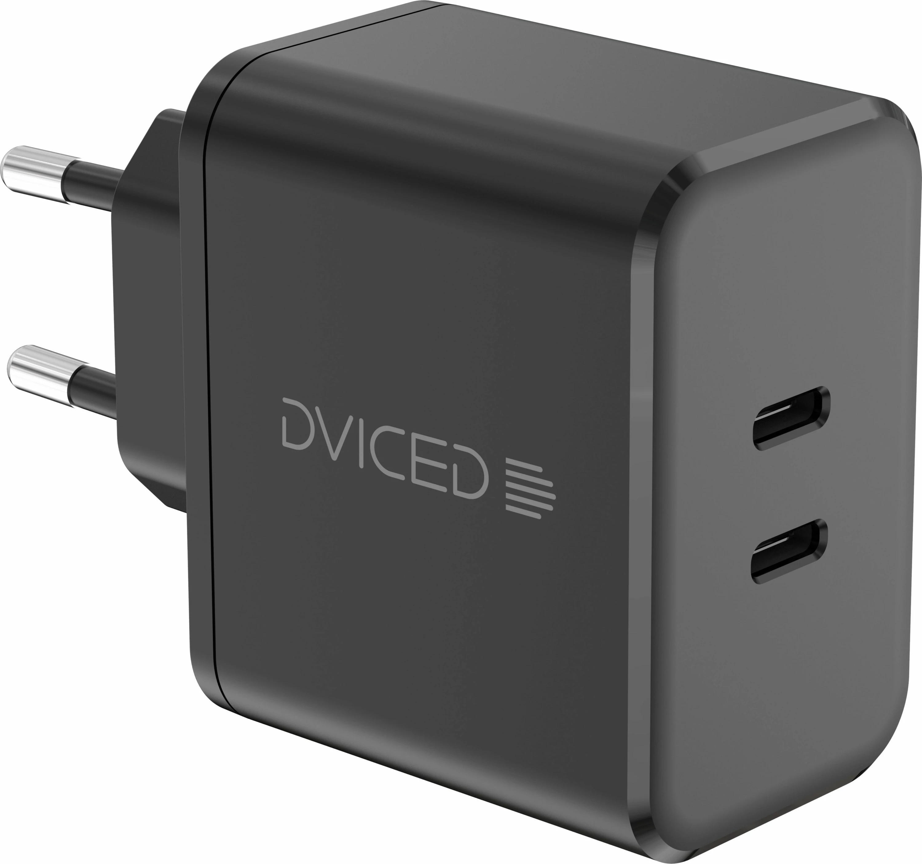 Dviced Wall charger 65W GaN 2 USB-C EU - Black