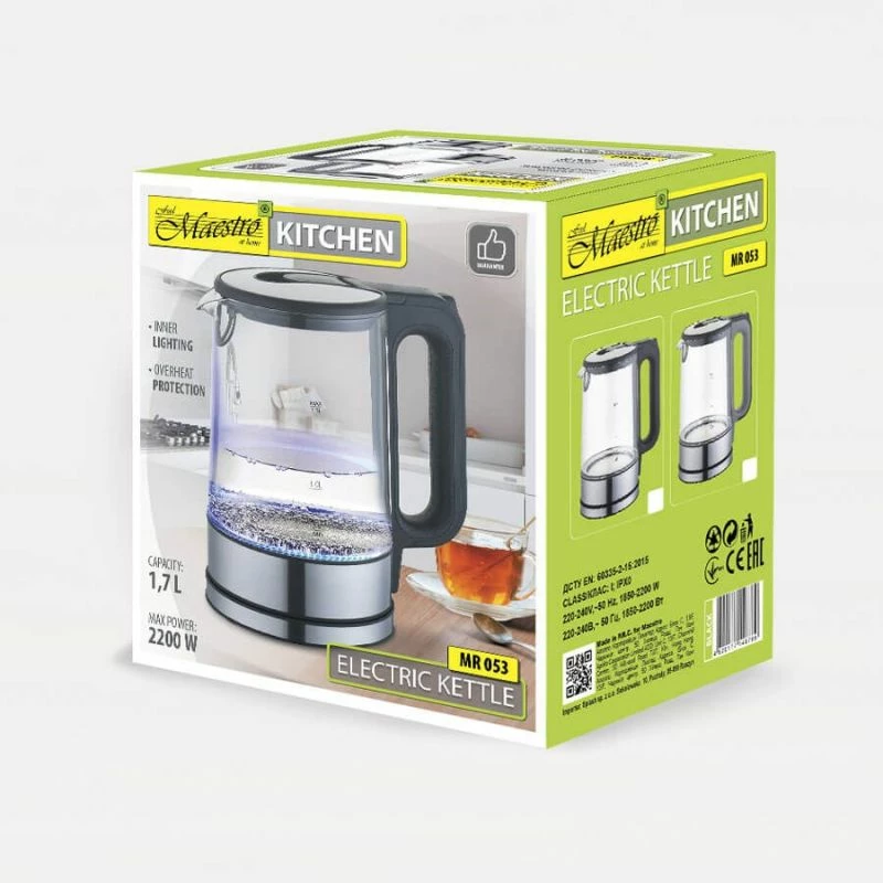 Ibrik elektrik MAESTRO MR-053, i zi