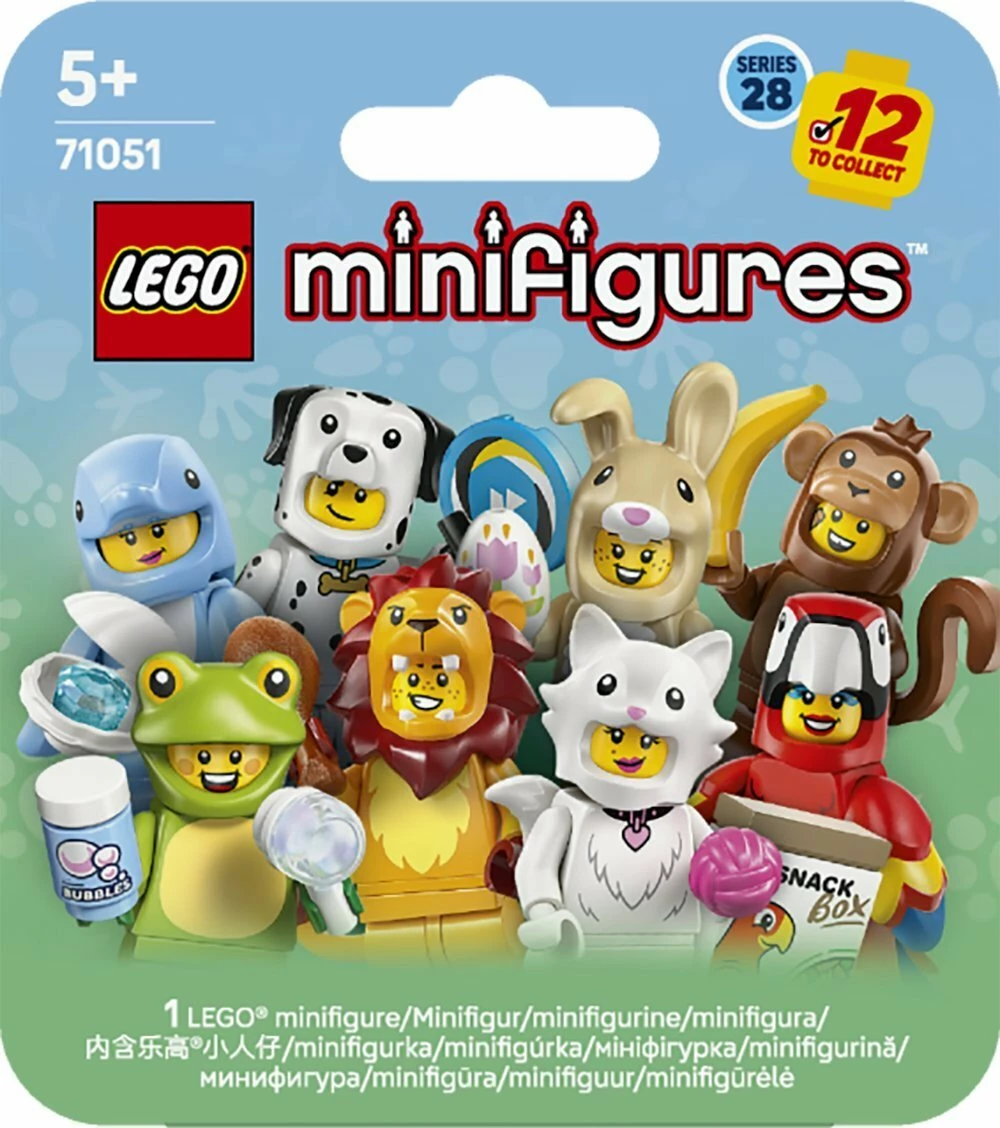 Minifigurë koleksionuese LEGO Minifigures Series 28 Animals 71051, mystery box (1 copë)