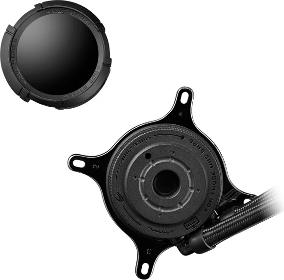 Ftohës liquid AIO për CPU ASUS ROG Strix LC III 360 ARGB me LCD, 360mm, 3x120mm, i zi